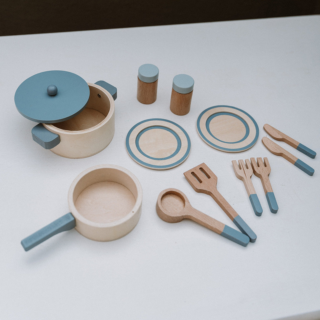 Pots & Pans - Wooden Toy Set - Ellie n Ro