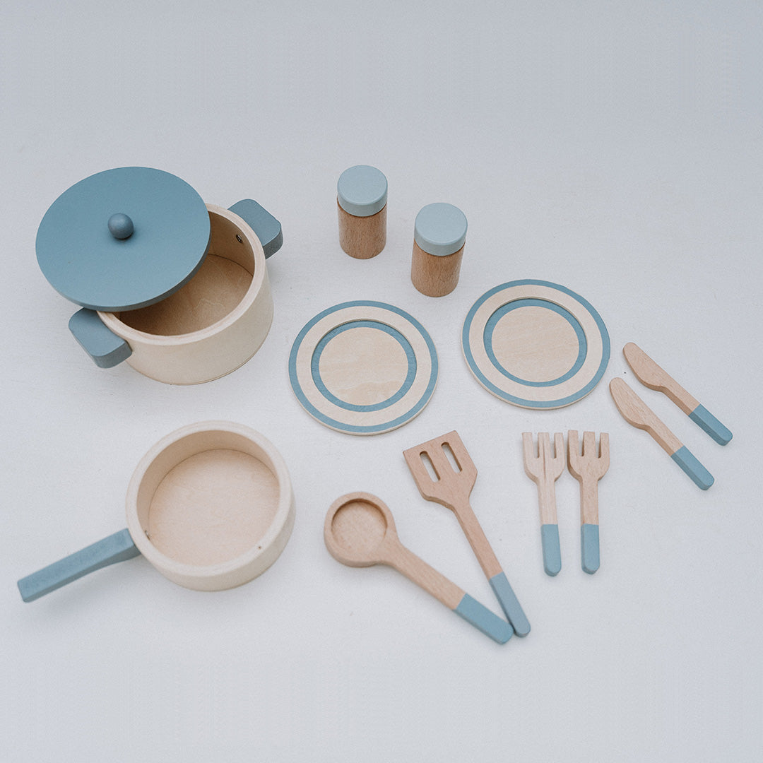 Pots & Pans - Wooden Toy Set - Ellie n Ro