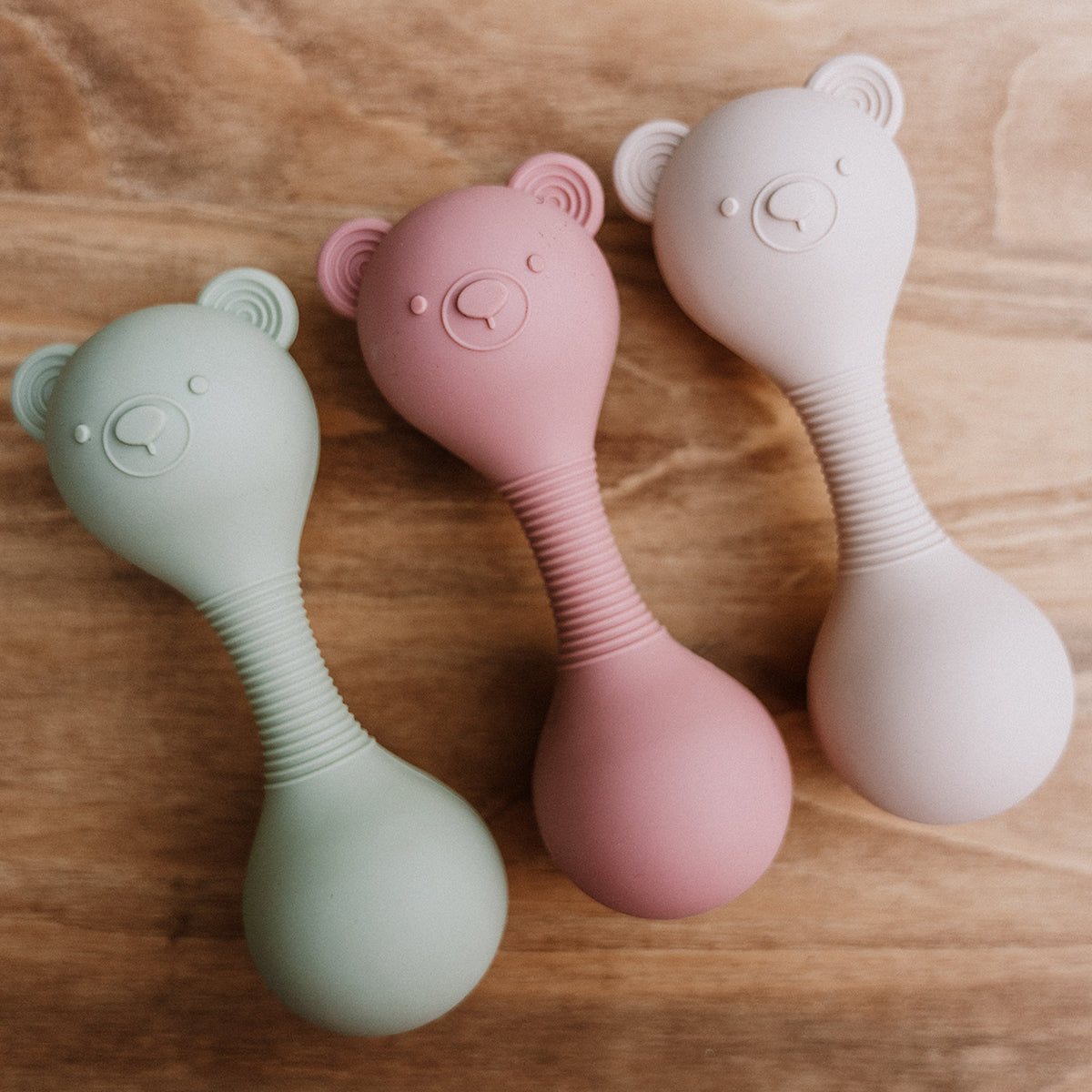 Silicon Bear Rattle - Ellie n Ro